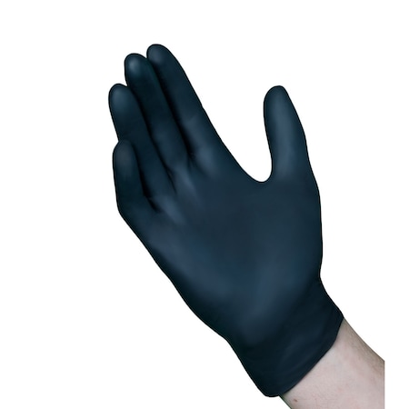 Exam Glove, Nitrile, Black, Medium, 1000 PK